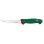 Couteau à désosser professionnel SANELLI Premana lame fine 14cm manche vert