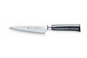 Couteau d'office japonais Tamahagane Kyoto lame 12cm acier damas VG5
