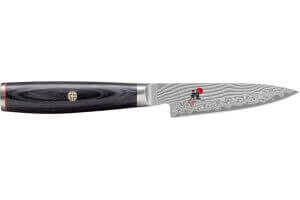 Couteau d'office japonais Miyabi 5000FCD lame 9cm damas 48 couches manche pakkawood