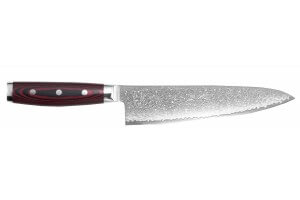 Couteau de chef japonais Yaxell SUPERGOU lame 25cm damas 161 couches