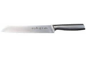 Couteau à pain japonais Yaxell SAYAKA lame dentelée 19.5cm manche inox 18/10