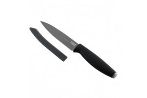 Couteau d'office KUHN RIKON Colori Titanium revêtement titane 10cm + protège-lame