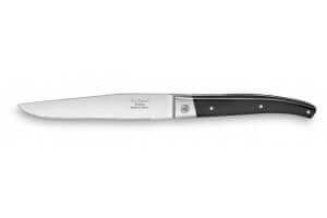 Couteau à steak denté LOU LAGUIOLE Pro 11.5cm pleine soie
