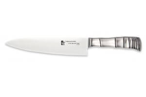 Couteau de chef japonais Tamahagane Bamboo lame 21cm acier VG5 3 couches