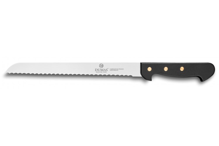 Couteau à pain 32 Dumas Affil inox 26cm manche 3 rivets