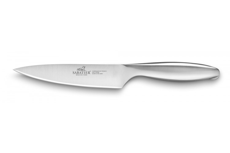 Couteau de chef Sabatier Fuso Nitro+ 15cm acier inox Sandvik manche tout inox
