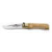 Couteau artisanal Old Bear lame inox 7cm manche olivier avec virole