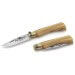 Couteau artisanal Old Bear lame inox 7cm manche olivier avec virole