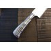 Couteau santoku japonais Tamahagane Bamboo Kyoto lame 17.5cm acier Damas VG5