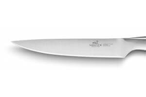 Coffret 2 couteaux à steak Sabatier Fuso Nitro+ lame lisse Sandvik 13cm tout inox