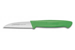 Couteau d'office Bargoin Creative Chef lame droite 8cm manche surmoulé vert