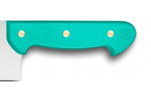 Couteau à fromage 2 manches rivetés 32 Dumas Affil vert 35cm