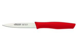 Couteau d'office acier Nitrum rouge 10cm Arcos Nova