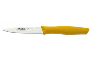 Couteau d'office acier Nitrum jaune 10cm Arcos Nova