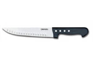 Couteau de boucher lame alvéolée 23cm Classic 4 rivets Bargoin