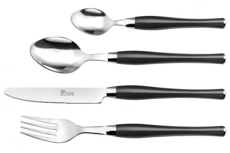 M&eacute;nag&egrave;re 16 couverts Pradel Excellence Jakarta coloris noir