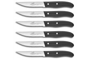 Set de 6 couteaux à steak Sabatier International lame microdentelée 12.5cm