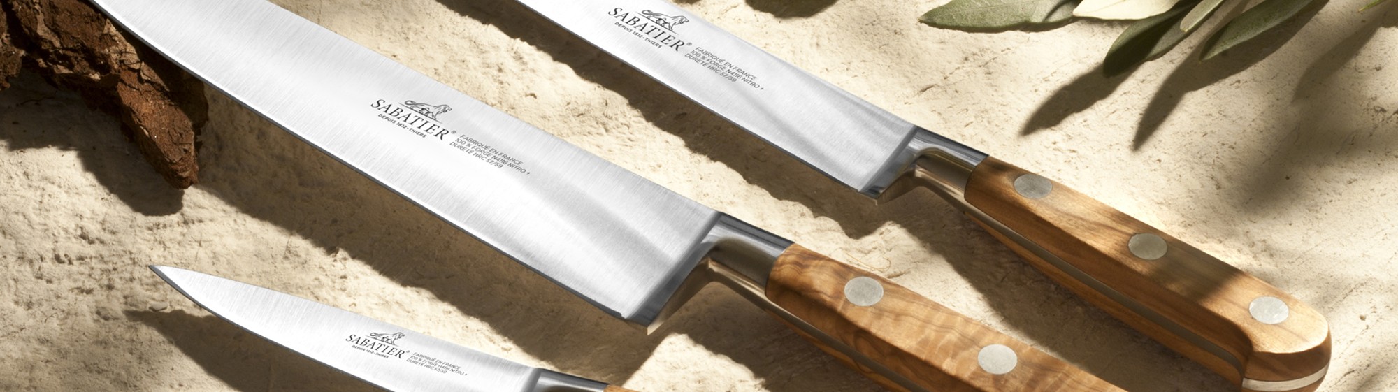Couteau Santoku 18 cm gamme BBR forgé à Thiers