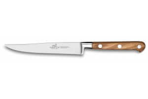 Couteau à steak SABATIER Provençao 100% forgé 13cm manche en olivier