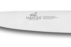 Couteau de chef Sabatier Toque blanche 100% forgé 15cm