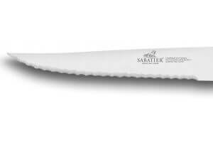 Couteau à steak Sabatier Toque blanche 100% forgé micro-denté 13cm