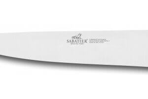 Couteau à steak Sabatier Toque blanche 100% forgé lame lisse 13cm