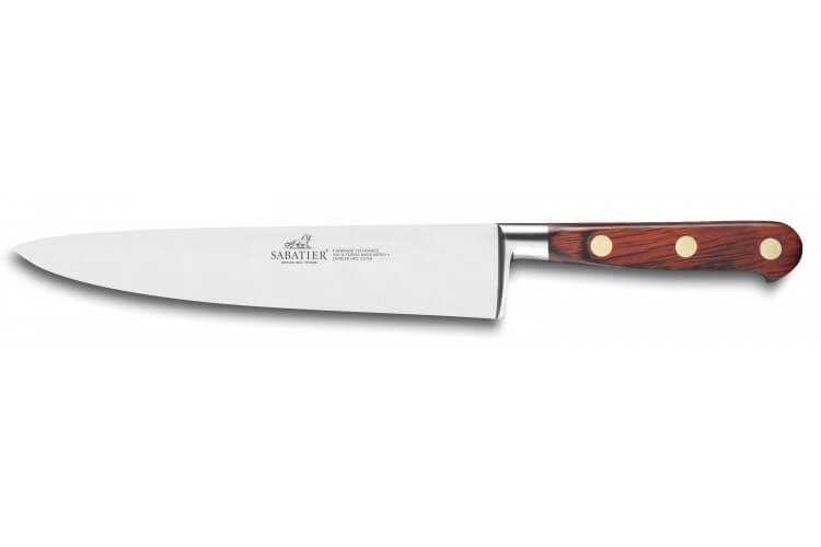Couteau de chef SABATIER Saveur 100% forgé 20cm rivets laiton