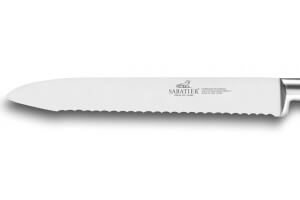 Couteau à légumes denté SABATIER Saveur lame 100% forgée 12cm 3 rivets