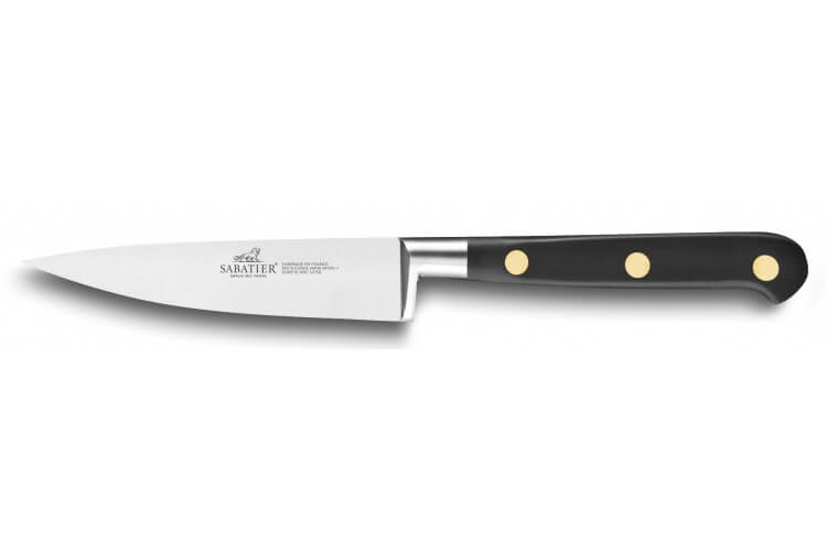 Couteau d'office SABATIER Idéal Inox 100% forgé rivets laiton lame 10cm