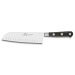 Couteau santoku SABATIER Idéal Inox 100% forgé rivets laiton alvéolé 17.5cm