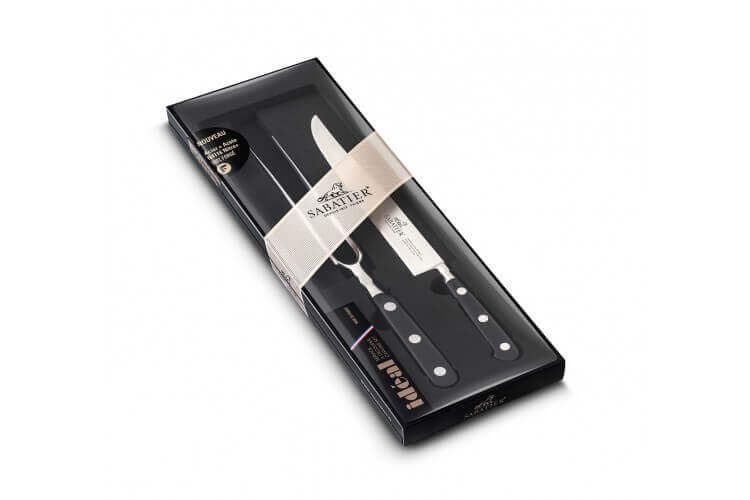 Coffret SABATIER Idéal Inox 100% forgé français 1 couteau + 1 fourchette