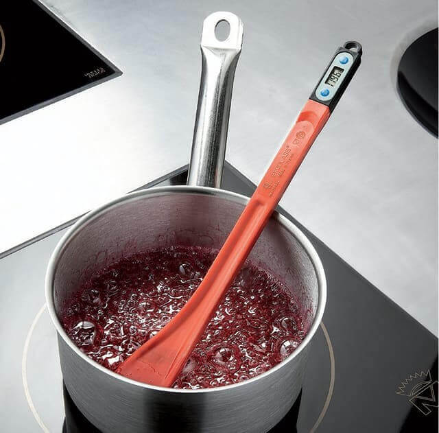 Spatule thermomètre rouge - Accessoires de cuisine