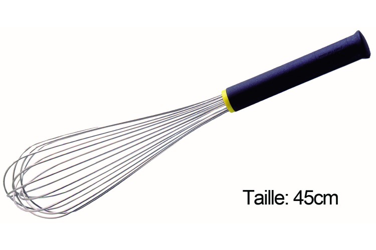 Fouet de cuisine FMC professionnel Matfer 45cm manche Exoglass&reg;