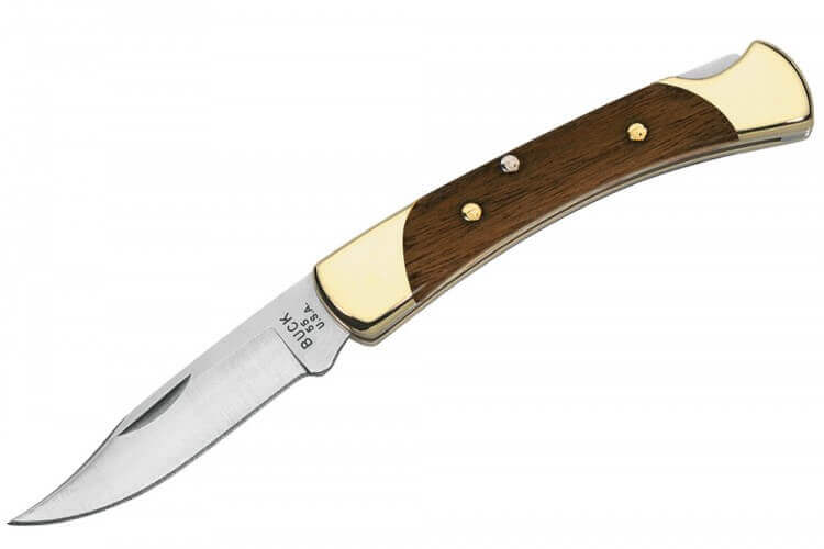 Couteau pliant BUCK the 55 n° 55BRS manche en ébène 9cm
