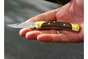 Couteau pliant BUCK the 55 n° 55BRS manche en ébène 9cm