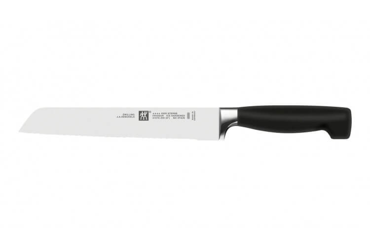 Couteau à pain Zwilling Four Star lame forgée dentelée 20cm
