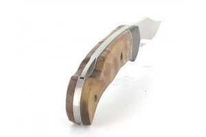 Couteau pliant Herbertz 337612 manche bois de racine 12cm