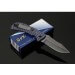 Couteau pliant Herbertz 204112 manche bleu moucheté 12cm