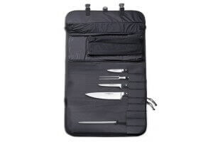 Serviette pour couteaux de cuisine avec sangles vide 18 emplacements Wüsthof