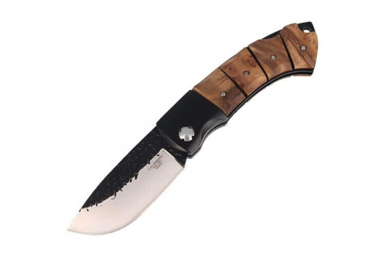 Couteau pliant Herbertz 202512 semi-brut manche bois japonais 12cm
