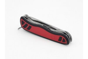 Couteau suisse Victorinox Forester rouge et noir bi-matière 111mm 10 fonctions