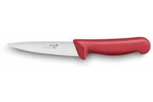 Couteau à saigner professionnel Déglon Profil lame 14cm - manche rouge