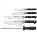Bloc design 4 couteaux Zwilling Pro forgés + 1 fusil à aiguiser