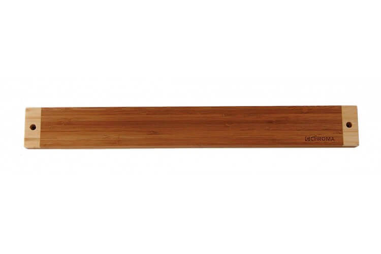 Barre aimantée pour couteaux en bois hévéa 30cm Bisbell