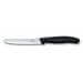 Couteau de table Victorinox Swissclassic noir lame à dents 11cm