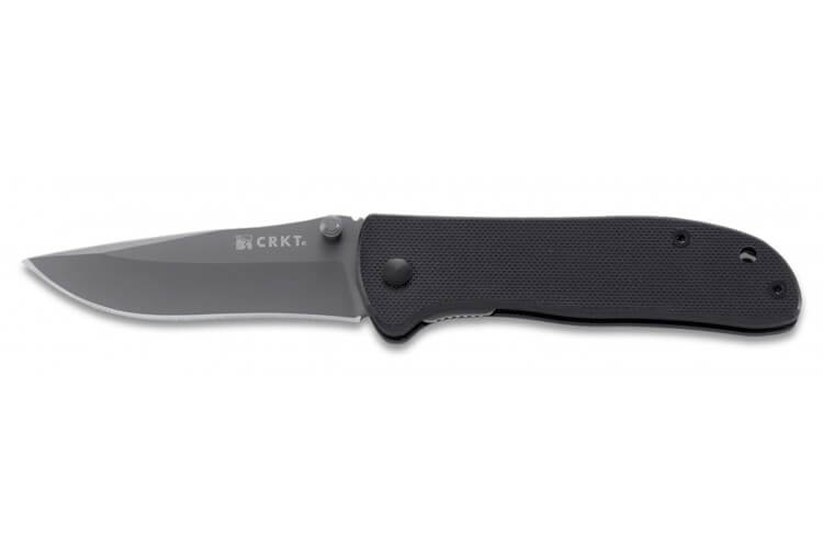 Couteau pliant CRKT DRIFTER 6450K manche noir 9cm