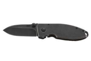 Couteau pliant CRKT SQUID 2490KS manche acier inox noir 8,8cm