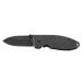 Couteau pliant CRKT SQUID 2490KS manche acier inox noir 8.5cm