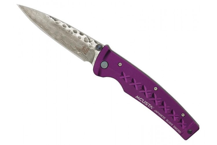Couteau pliant MCUSTA Tsuchi Fusion MC-161D Damas martel&eacute; 11cm