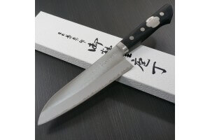 Couteau santoku japonais Japan Kanetsune 16.5cm acier VG10